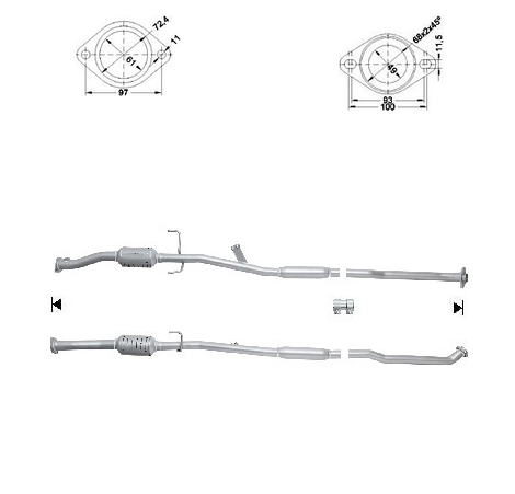 Catalyseur TOYOTA RAV4 2.0